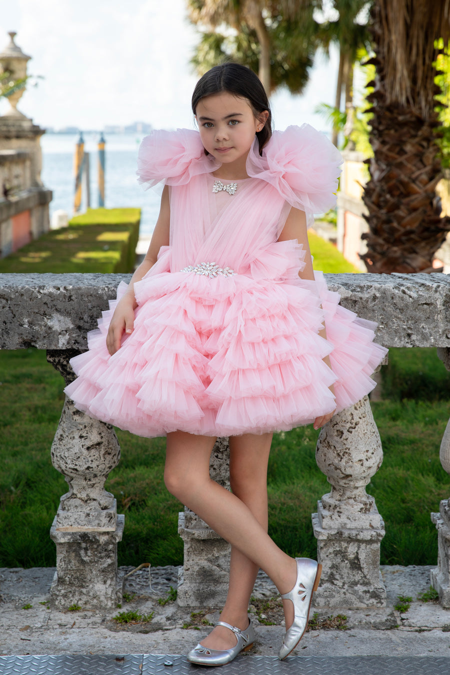 Demi Girls' Party Dress | OZL 202507 - Elegant Formal Dress for Special Occasions, Weddings, and Birthdays