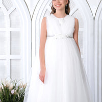 Flower Girls Dress White 3092