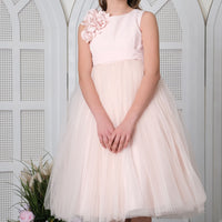 Flower Girls Dress Salmon 3173