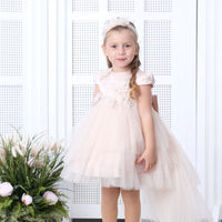 Flower Baby Dress Salmon 3153