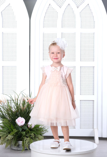 Flower Girls Dress Salmon 3175