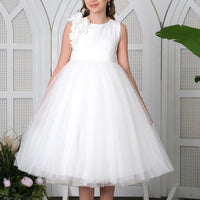 Flower Girls Dress Salmon 3173