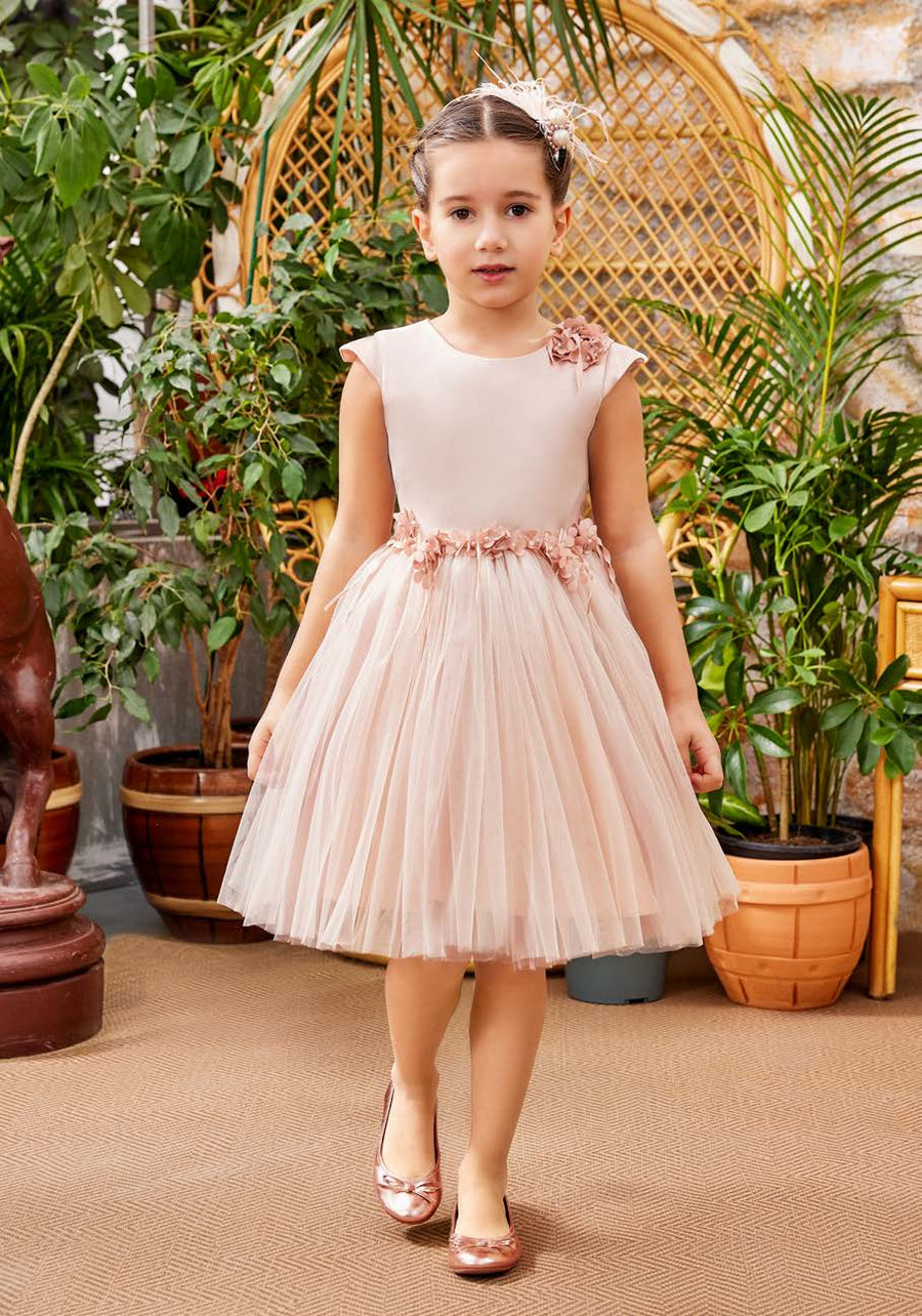 Girls Pink Dress 3402