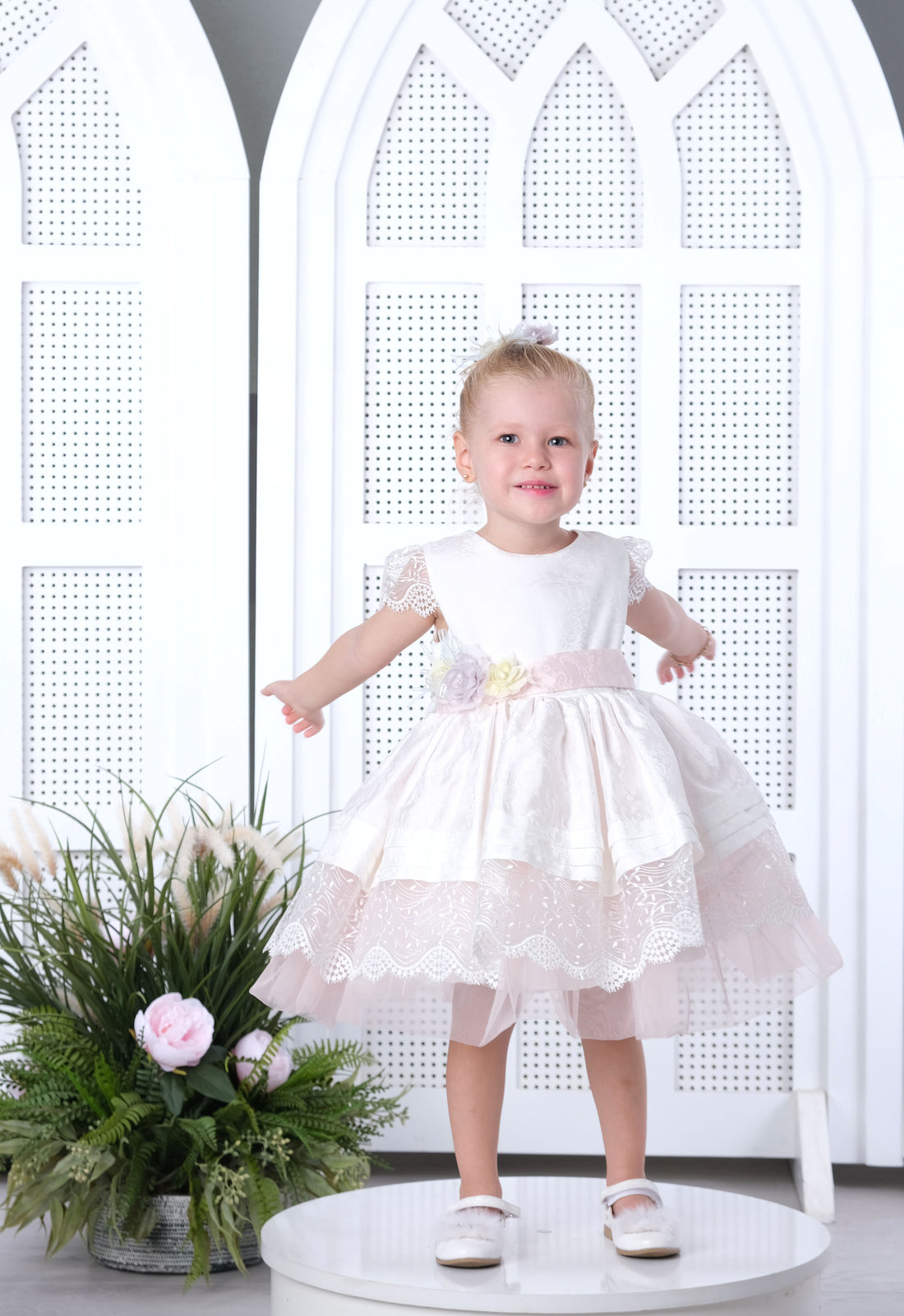 Baby Dress White 3176