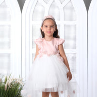 Flower Baby Dress White 3107