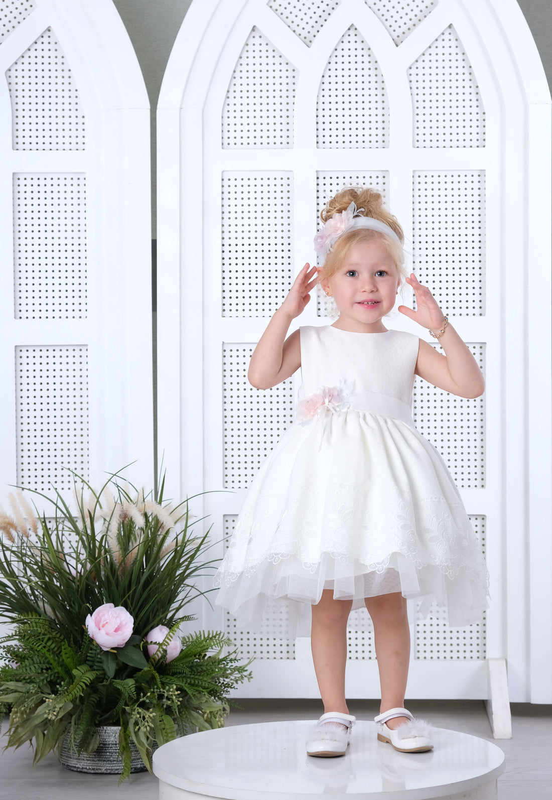 Baby Dress White 3177