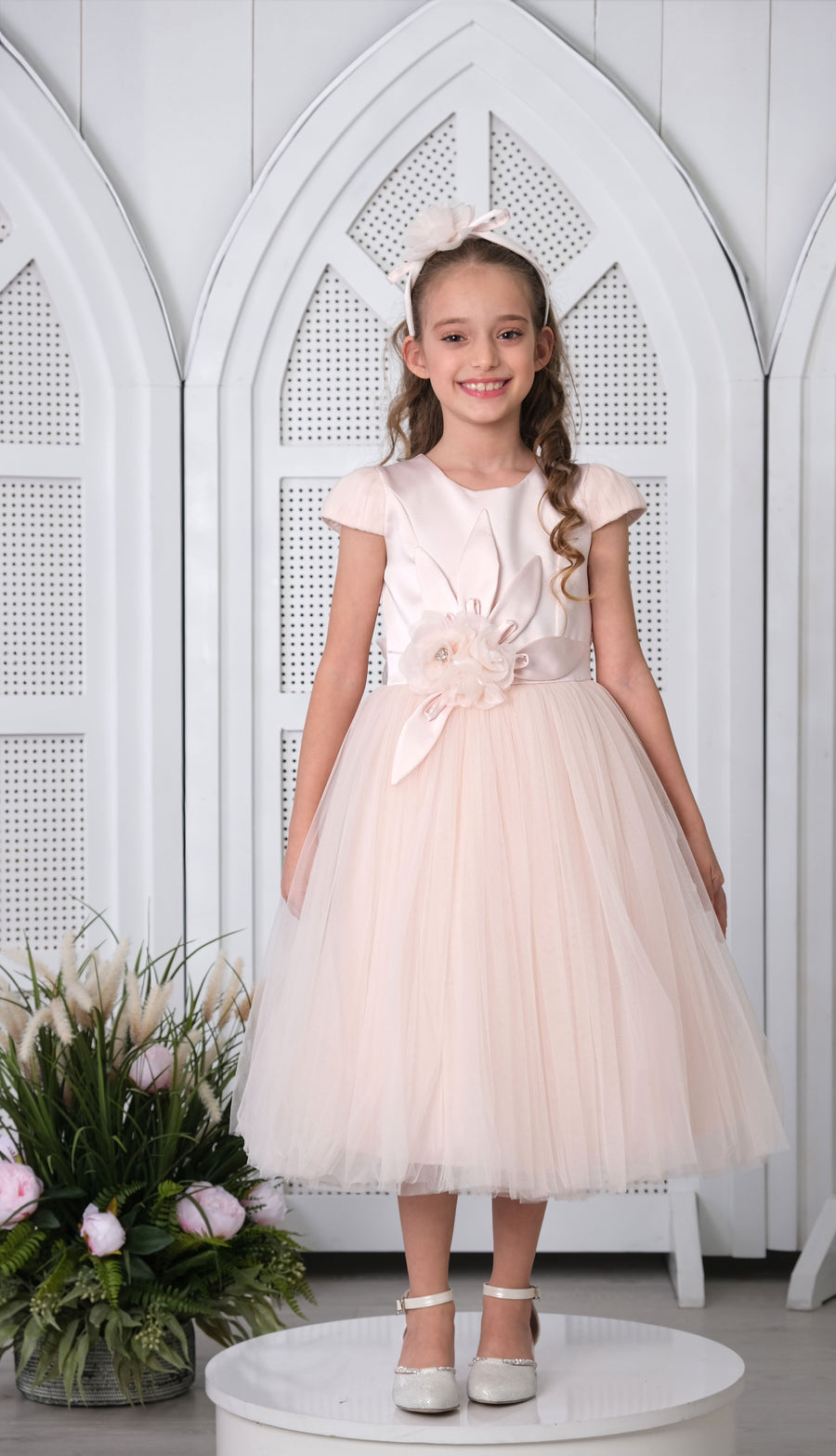 Flower Girls Dress Baby Pink 3167