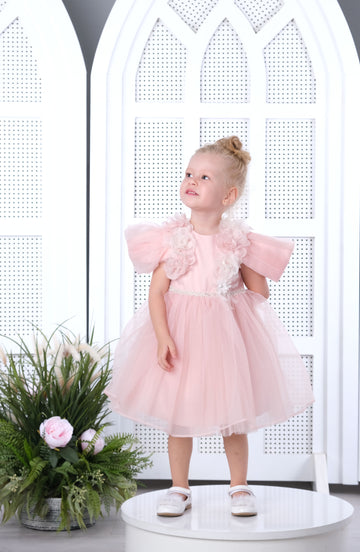 Flower Girls Dress Pink 3156