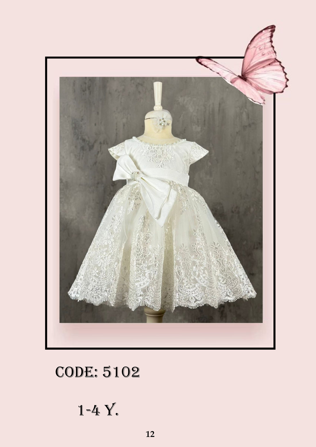 Lovely Ivory Dress BG 5102