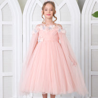 Flower Girls Dress Pink 3158