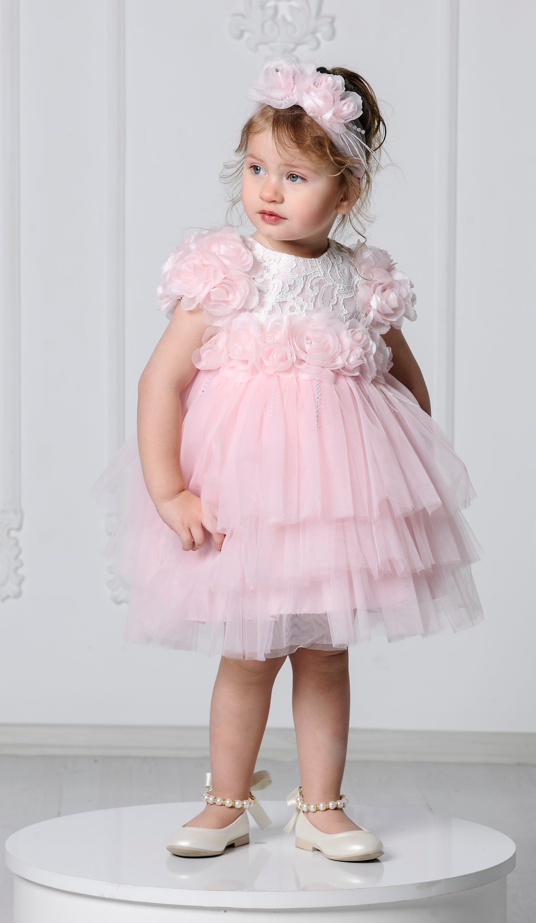 Flower Baby Dress Pink 3007