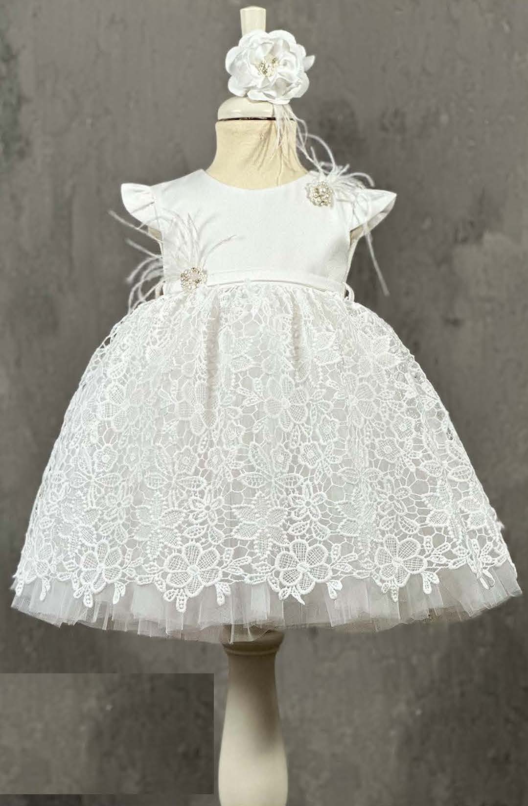 Baby White Dress 420