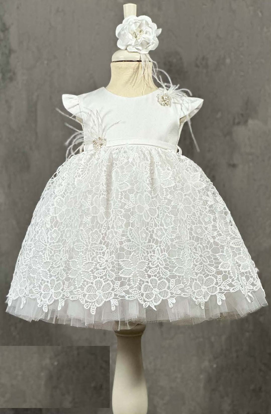 Baby White Dress 420