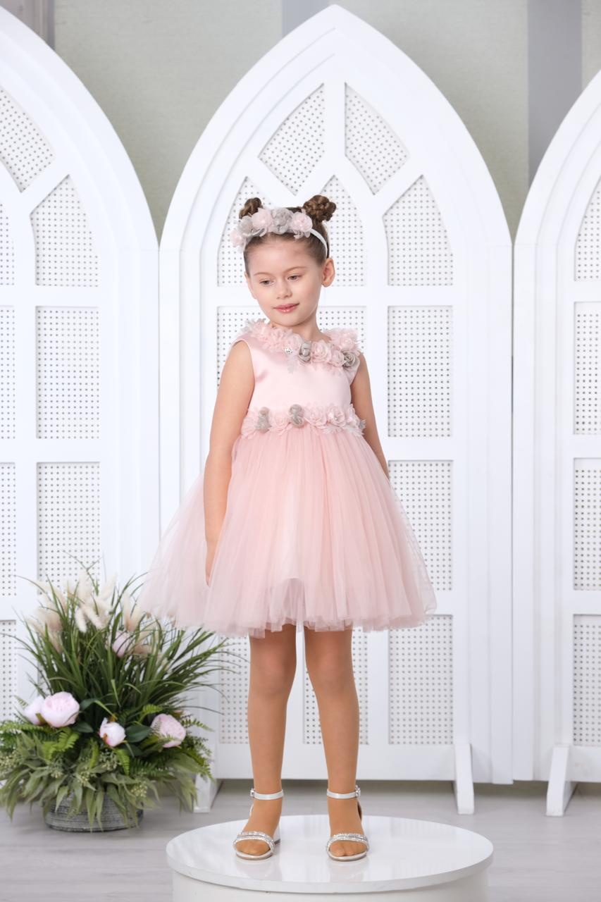 Flower Girls Dress Pink 3162