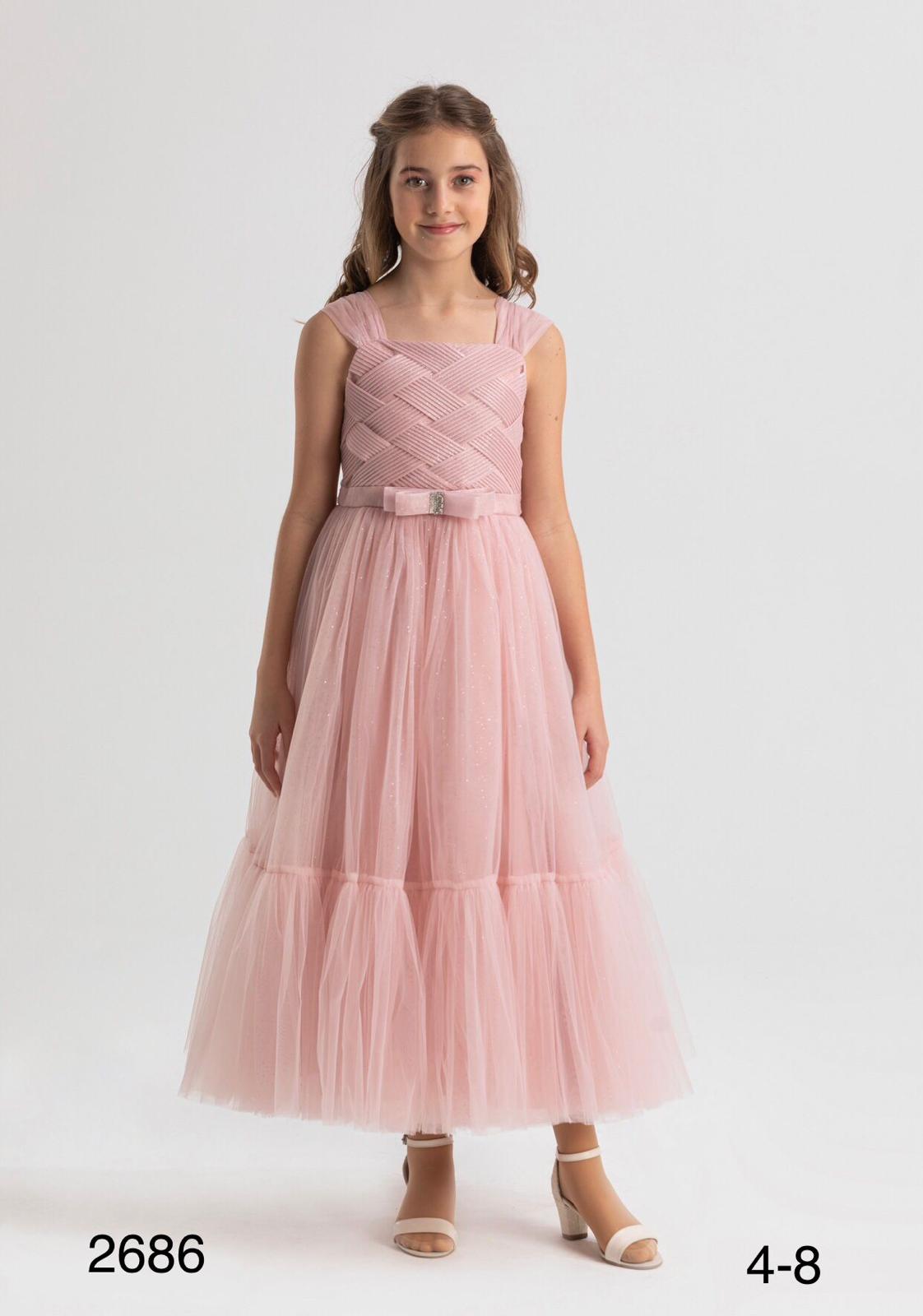 Lovely Pink Dress 2686 – Via Bambino