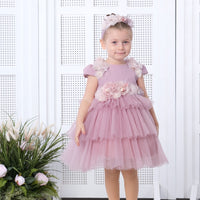 Flower Baby Dress Lilac 3154